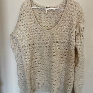 Free People Oversized Chunky Sweater size medium